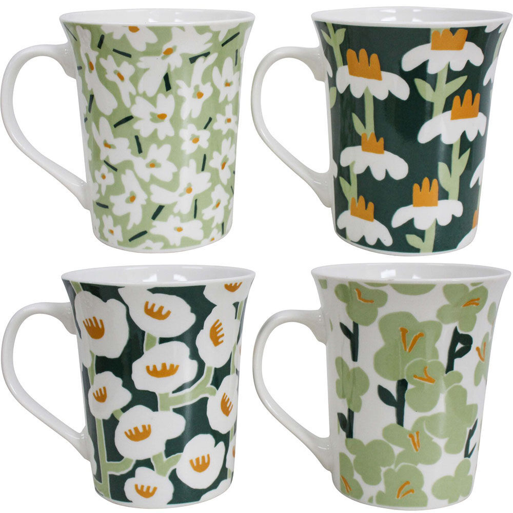 12PK Lavida Ceramic Mugs Matisse 10.5x9cm - Assorted