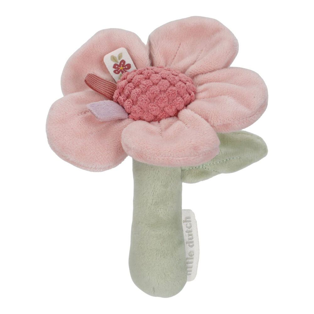 Little Dutch Childrens and Baby Fairy Garden Rattle Flower Toy 0+