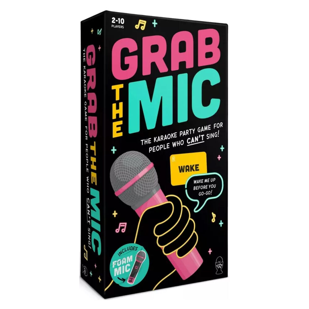 Lucky Egg Grab The Mic Party Board Karaoke Game 25x25cm 8y+
