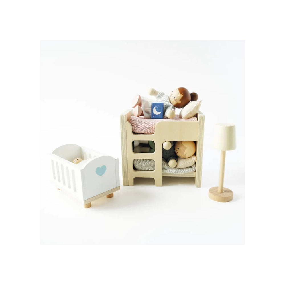 7pc Le Toy Van My Doll Family 10x13cn Wooden Toy 3y+