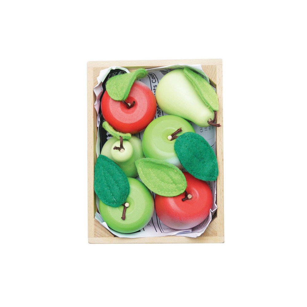 Le Toy Van Honeybake Apple and Pears in Crate Wooden Toy 2y+