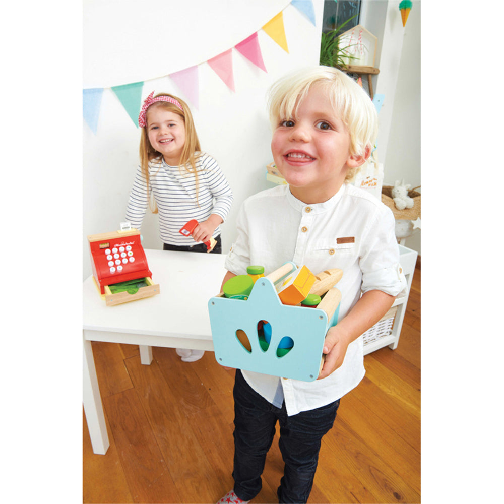 Le Toy Van Honeybake Groceries & Scanner Wooden Toy Set Kids 3y+