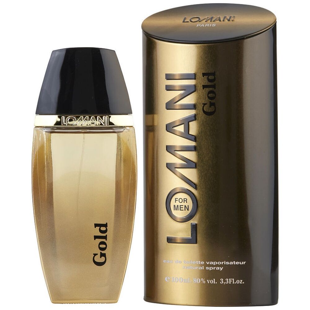 Lomani Gold Mens Fragrance EDT Eau De Toilette Spray Bottle 100mL