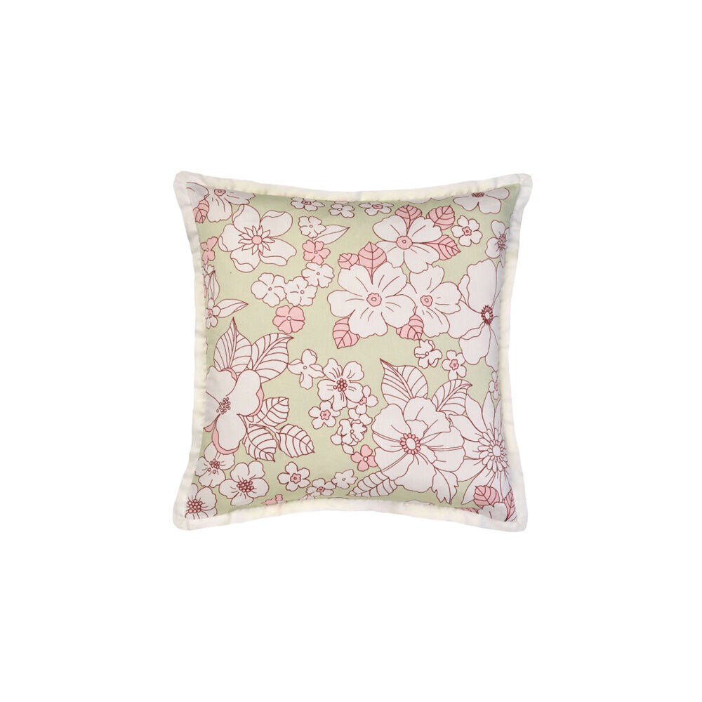 2PK Linen House 48x48cm Poppy Multi Soft Cushion Square