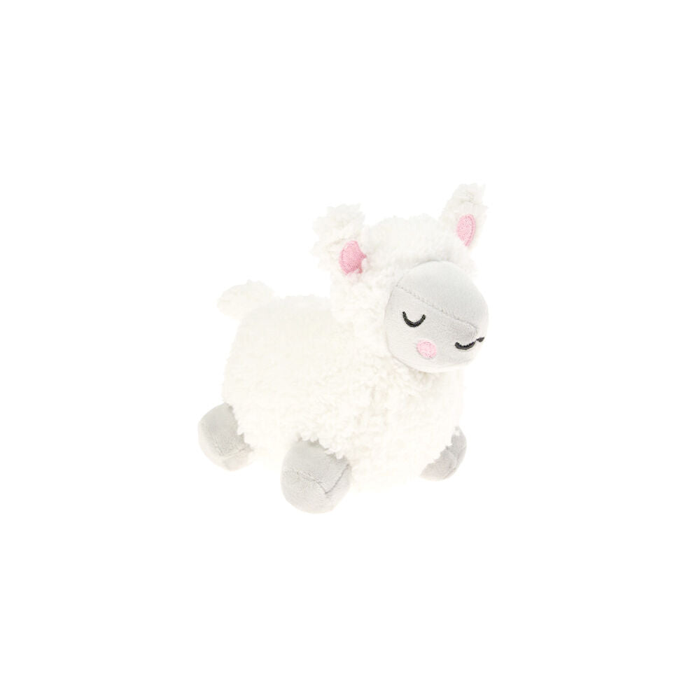 Linen House Kids Lilly Lamb Plush Toy Cushion 18x12cm - White