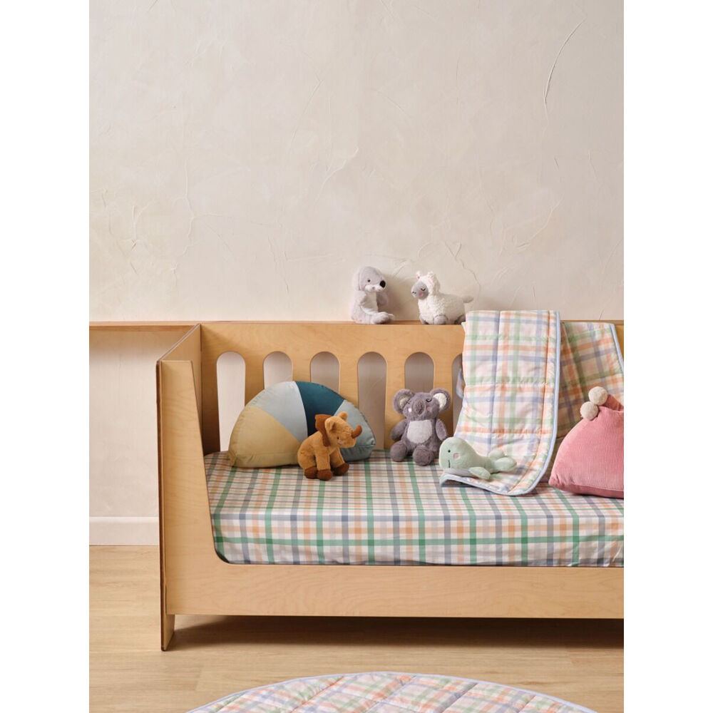 Linen House Kids Lilly Lamb Plush Toy Cushion 18x12cm - White