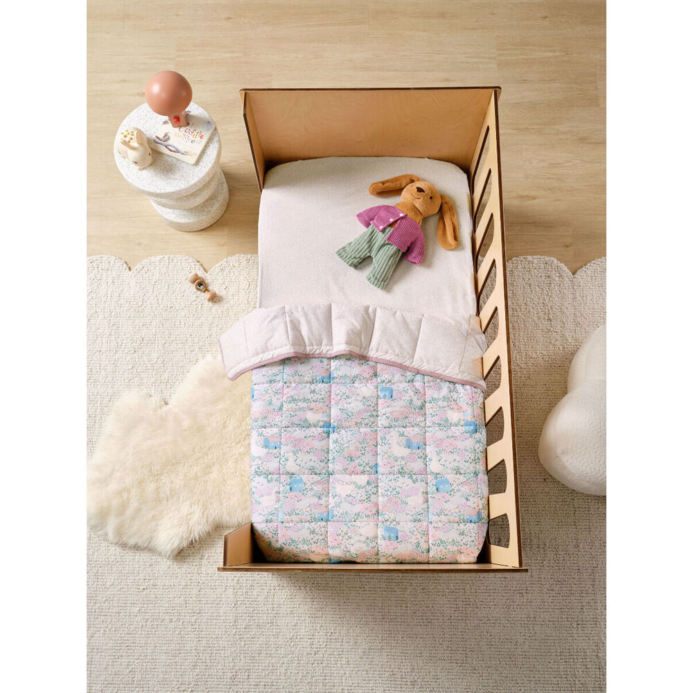 2pc Linen House Kids Cotton Cot Lottie Fitted Sheet Set