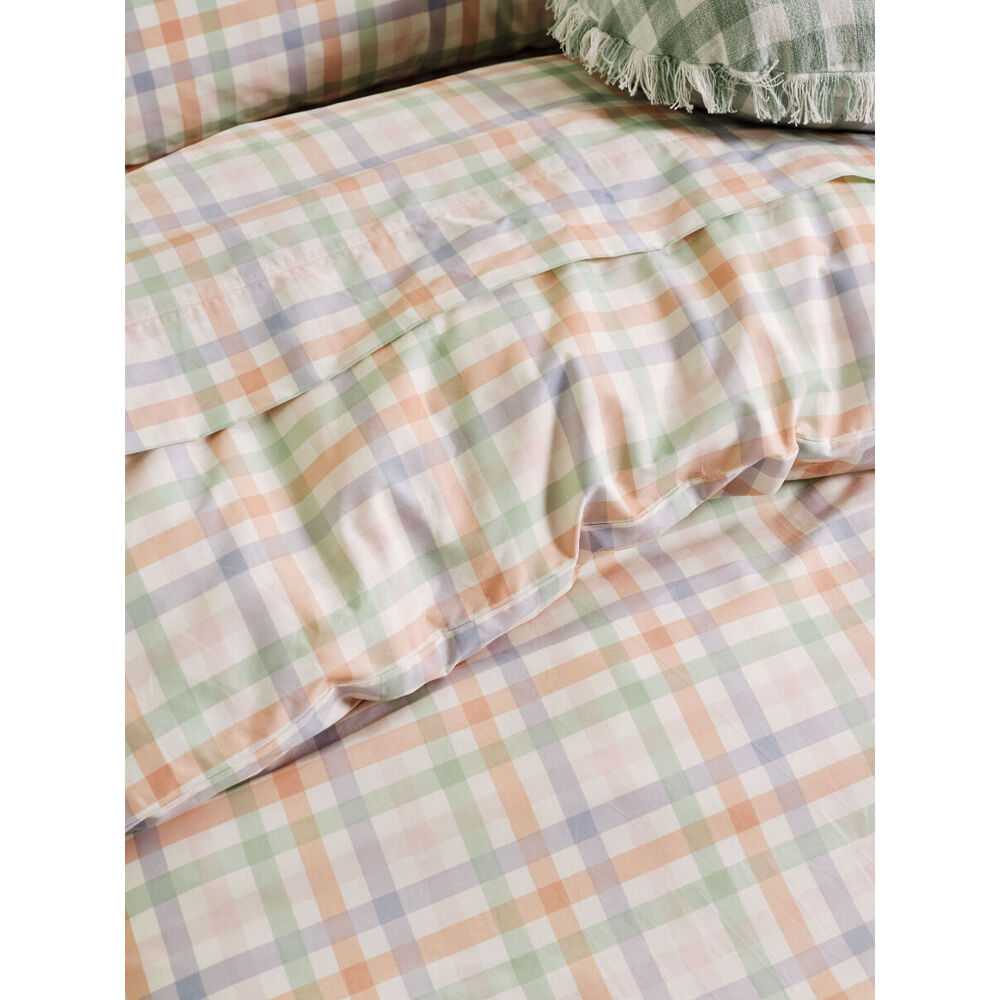 Linen House Kids Bed Playground Quilt Cover Set Orange