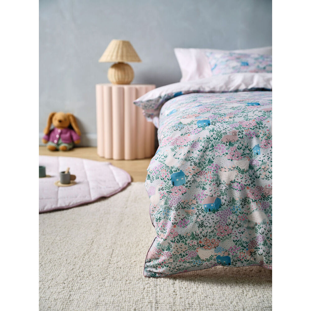 Linen House Kids Cotton Lottie Bed Quilt Cover Set
