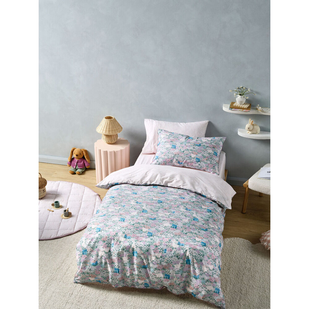 Linen House Kids Cotton Lottie Bed Quilt Cover Set