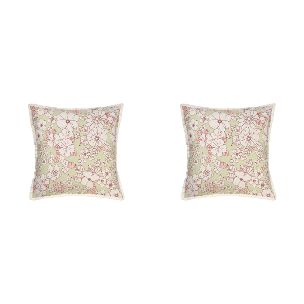 2PK Linen House 65x65cm Poppy Multi European Pillowcase