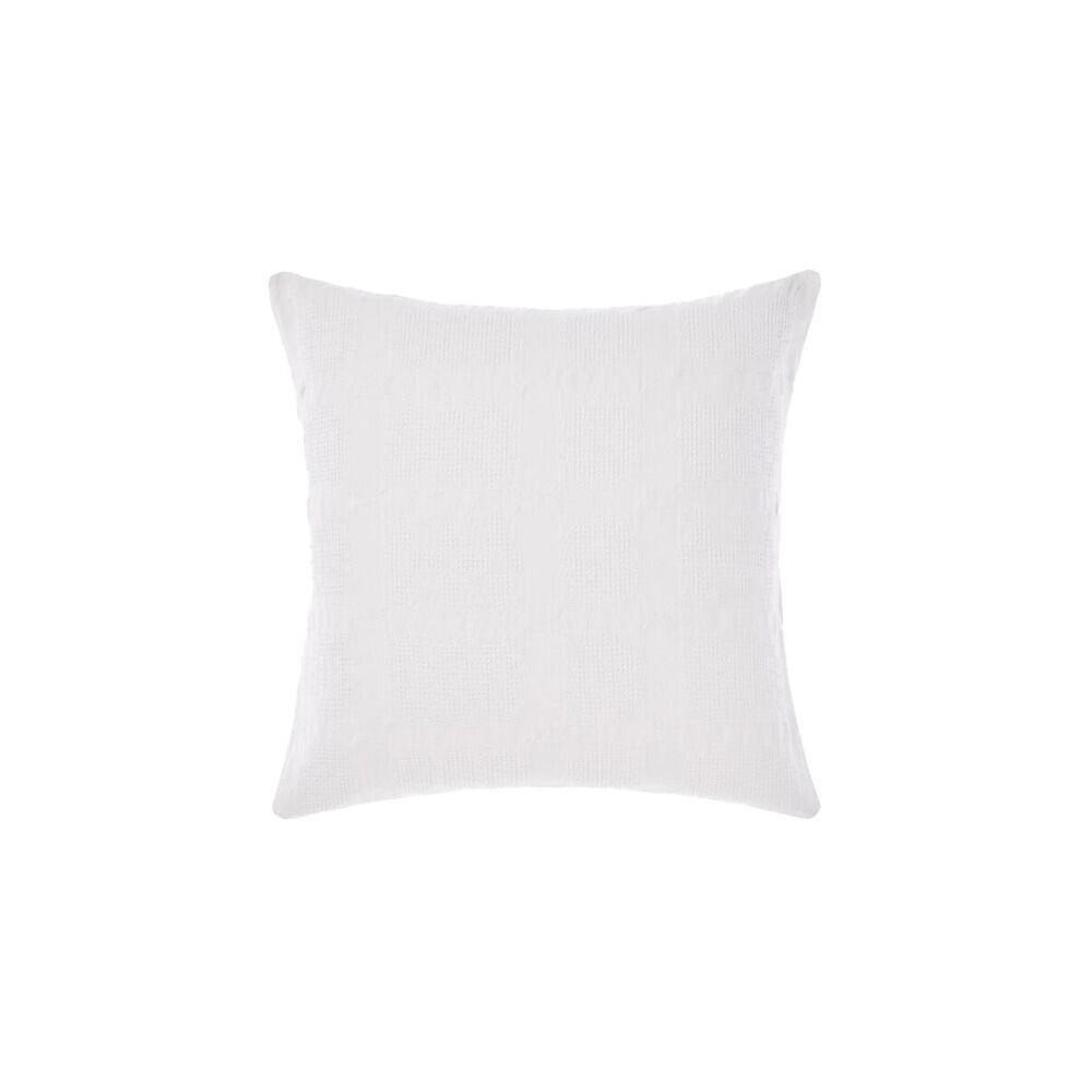 2PK Linen House 65x65cm Seren White European Pillowcase