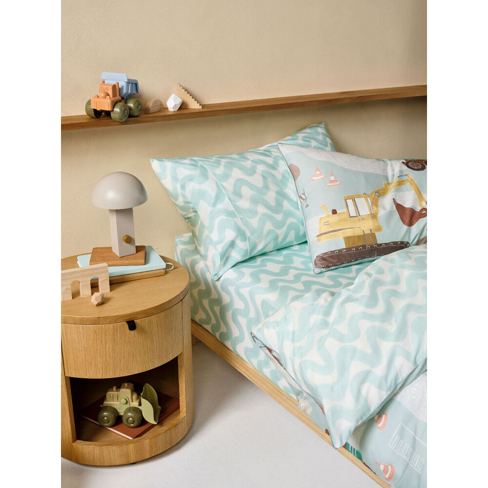 Linen House Kids Wiggle Wiggle Fitted Sheet Pillowcase Set