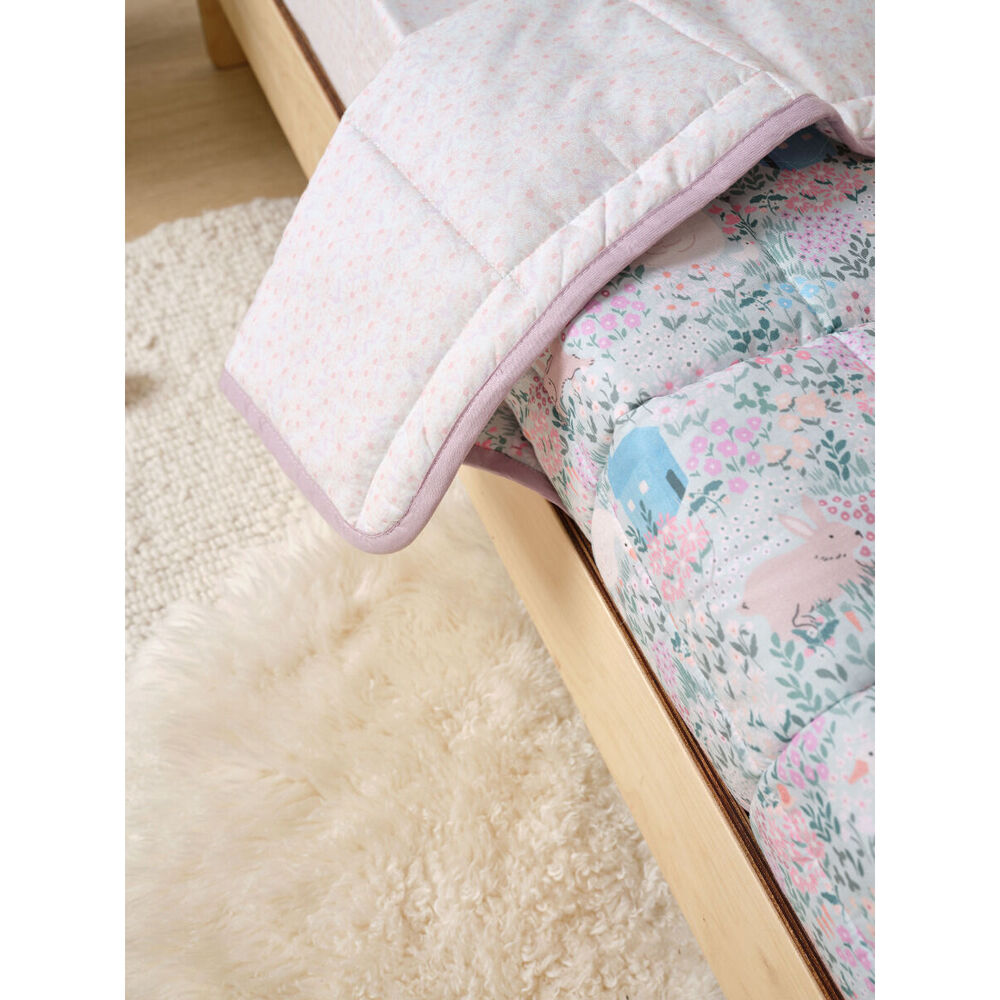 Linen House Kids 100x120cm Cotton Cot Lottie Coverlet