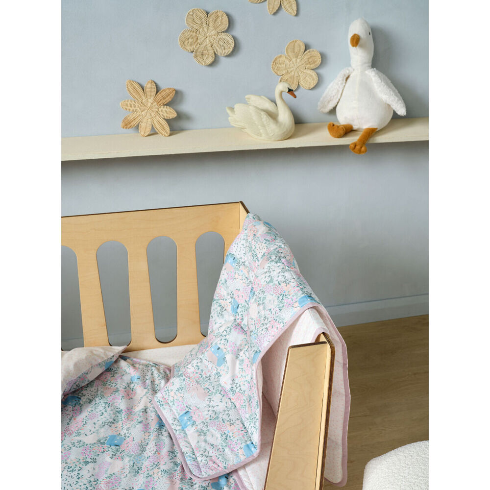 Linen House Kids 100x120cm Cotton Cot Lottie Coverlet