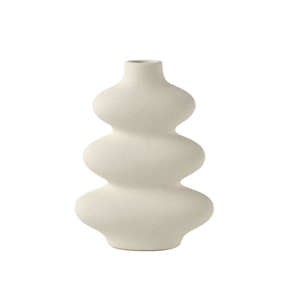 Linen House Helix Ivory 23cm Vase
