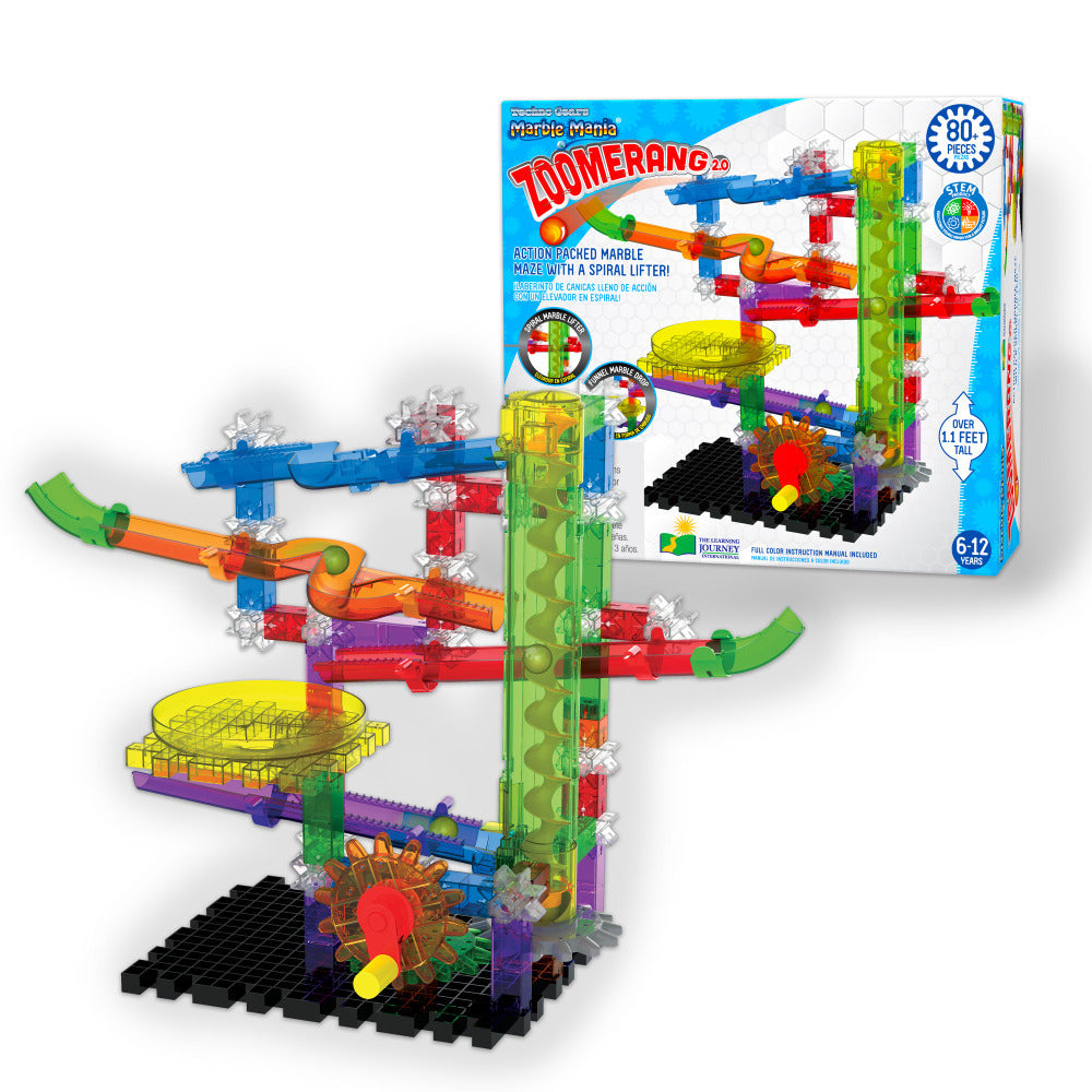 80+ pcs Learning Journey Techno Gears Marble Mania Zoomerang 2.0 6-12y