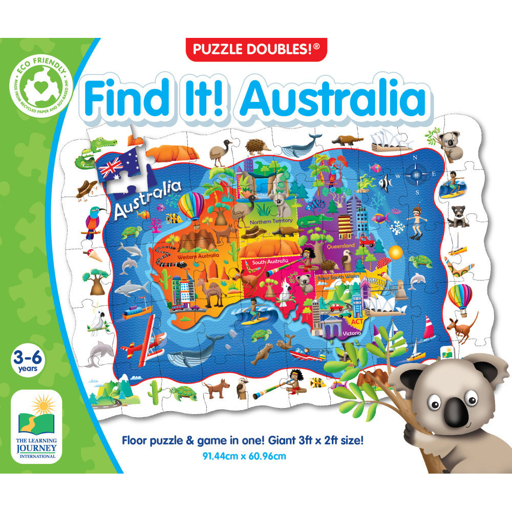 Learning Journey Puzzle Double Find It! Australia 0m+