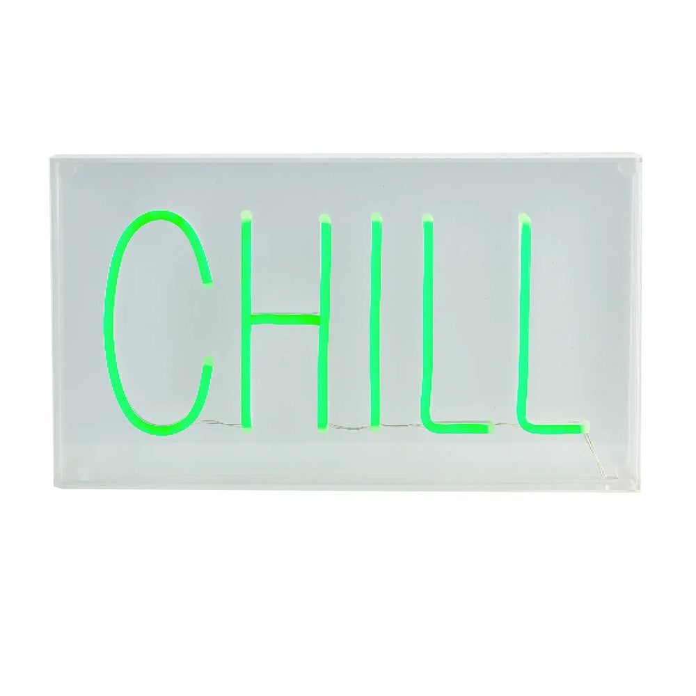 Lorraine Lea Sloth Neon Light White /Green 35x20x4cm