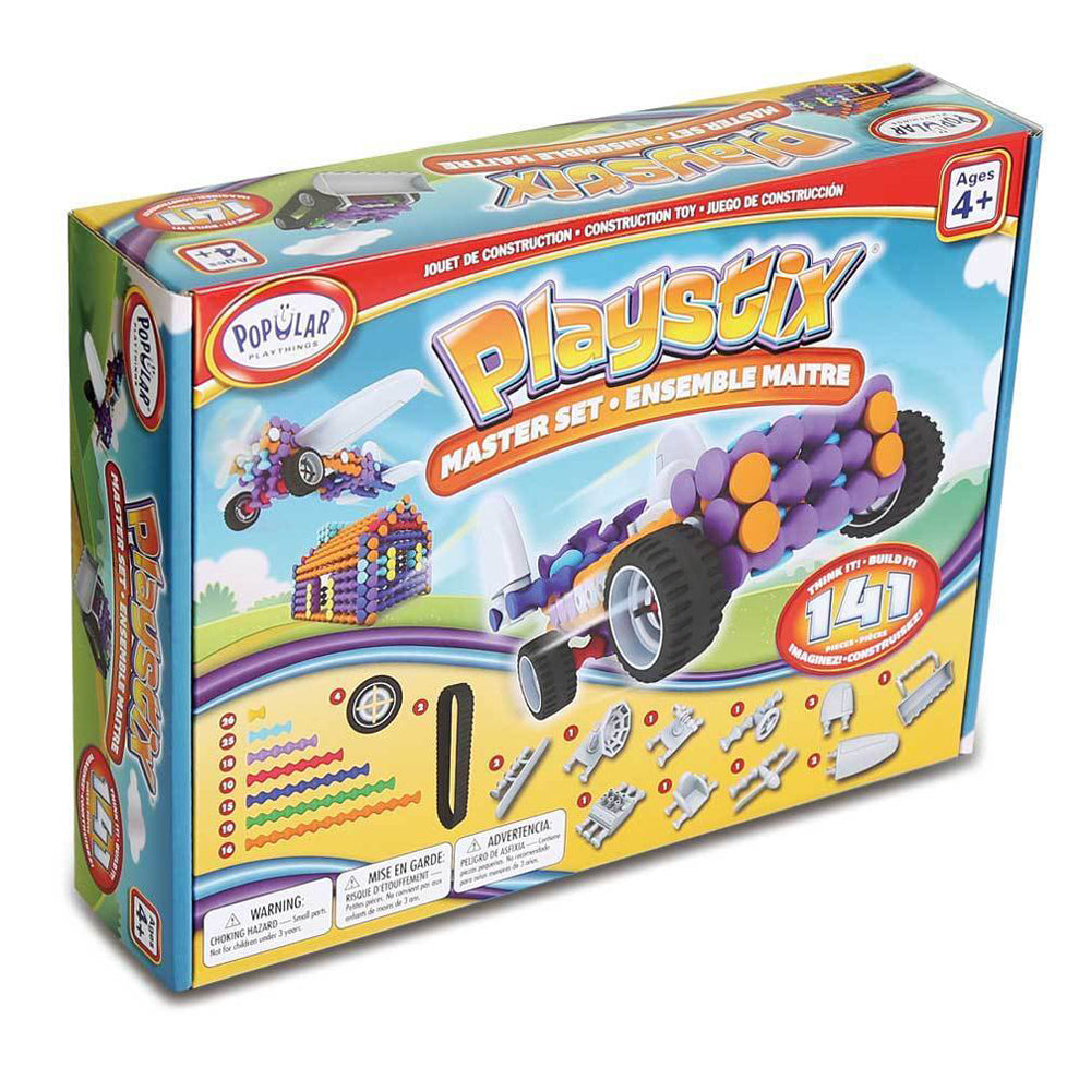 141pc Popular Playthings Playstix Master Set Kids 4y+