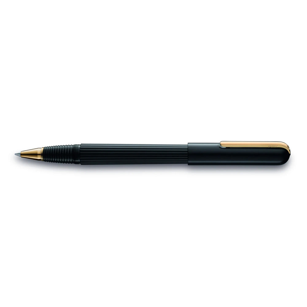 Lamy Imporium Rollerball Pen Medium NIb Tip - Black & Gold
