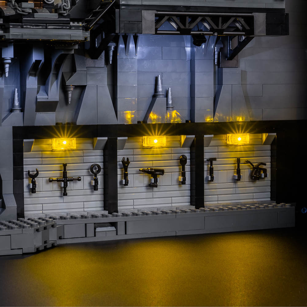 Light My Bricks USB LED Lighting Kit For Lego DC Batcave No.76252 12+