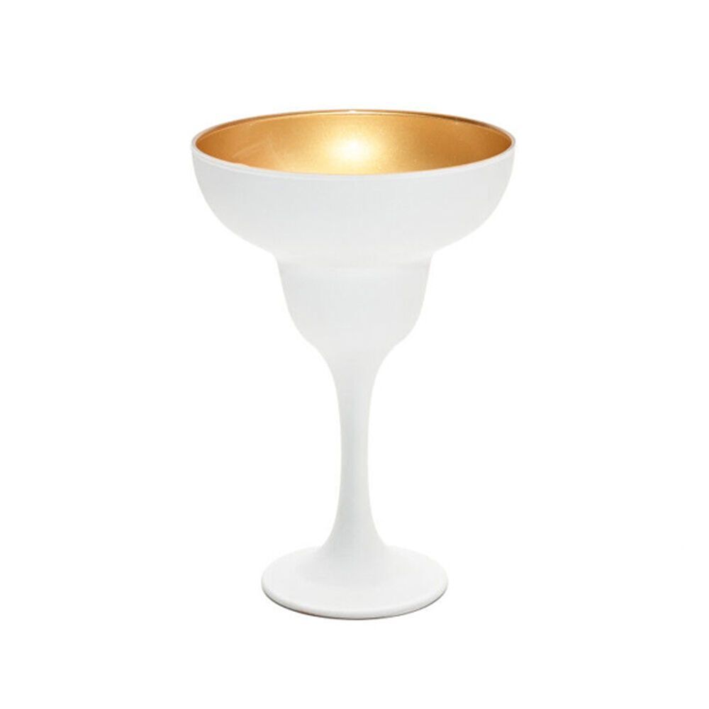 2PK 4pc Artcraft Luna Classic Martini Glass Party Beverage 305ml White/Gold