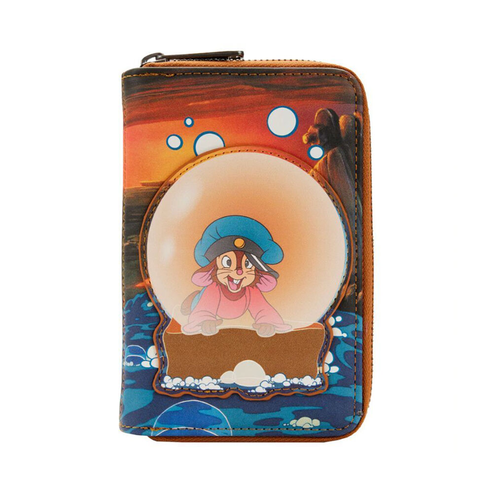 An American Tail Fievel Scene Zip Purse Wallet 6x4in