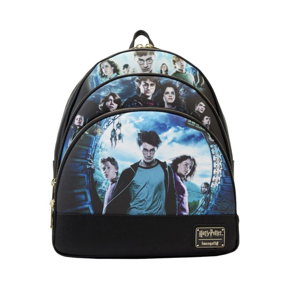 Harry Potter Trilogy Series 2 Triple Pocket Mini Backpack 11in