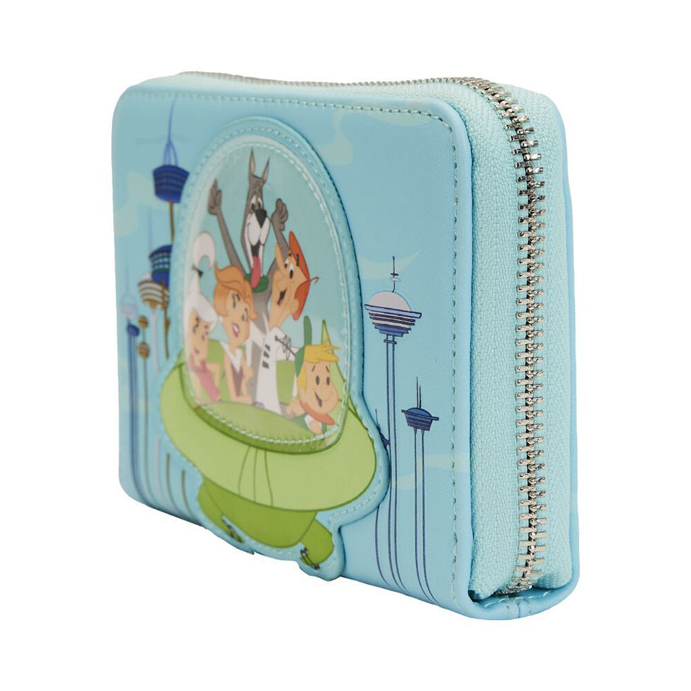 Faux Leather The Jetsons Spaceship Zip Around Purse