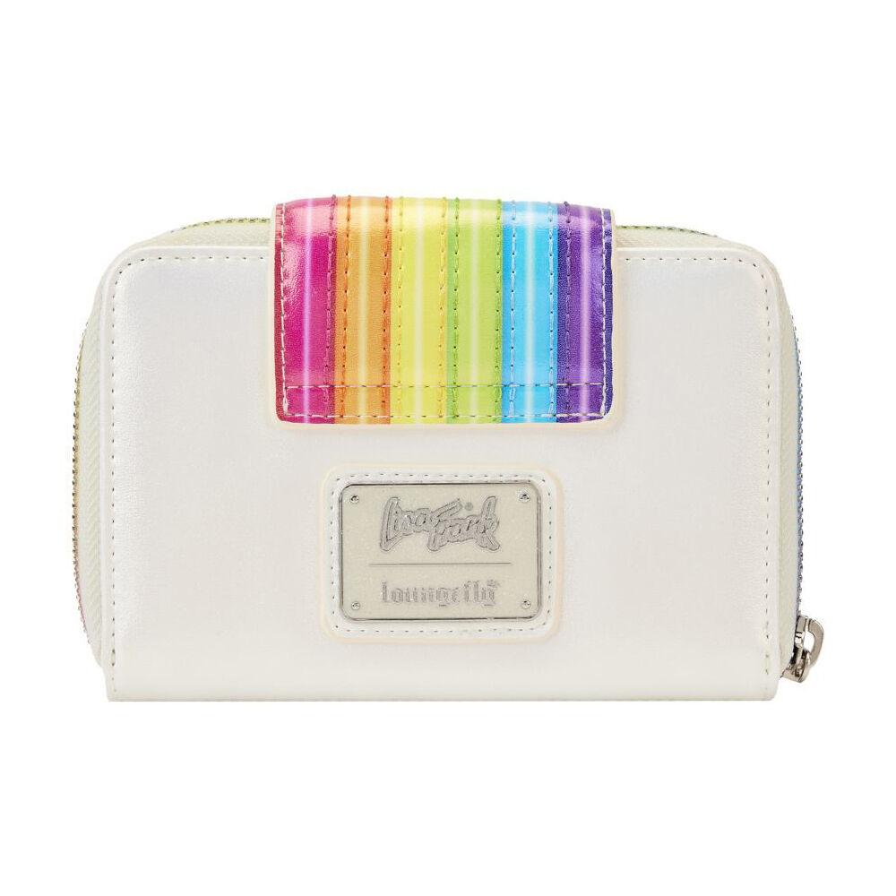 Lisa Frank Rainbow Logo Zip Around Wallet Purse 15.24cm