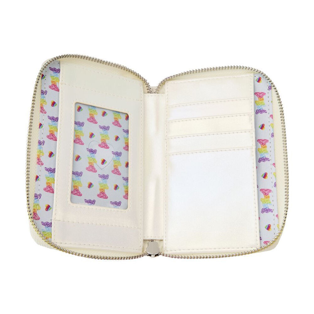 Lisa Frank Rainbow Logo Zip Around Wallet Purse 15.24cm