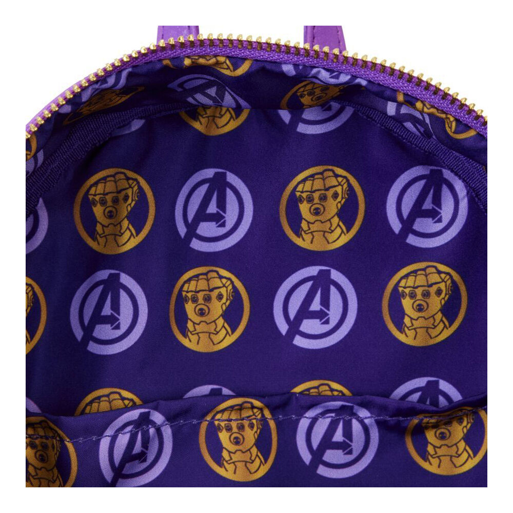 Marvel Comics Thanos Gauntlet Metallic Mini Backpack Bag