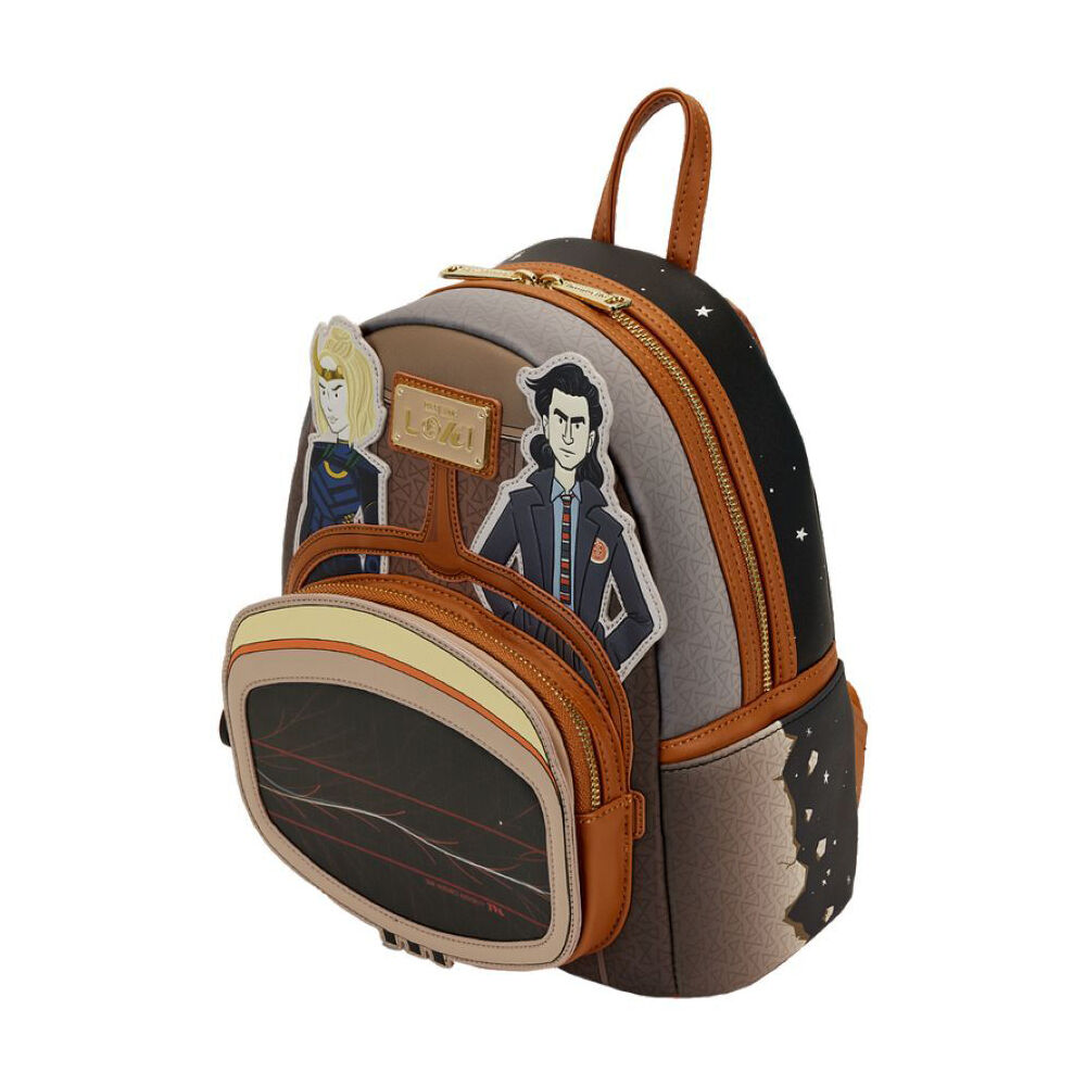 Loki TV TVA Lenticular Multiverse Mini Backpack Bag