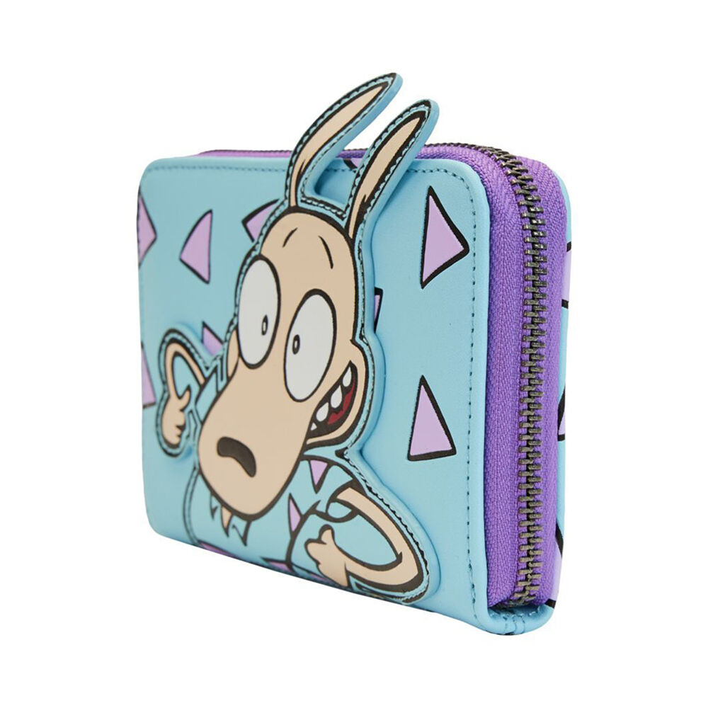 Rocko's Modern Life Zip Around Purse Coin/Cash Wallet