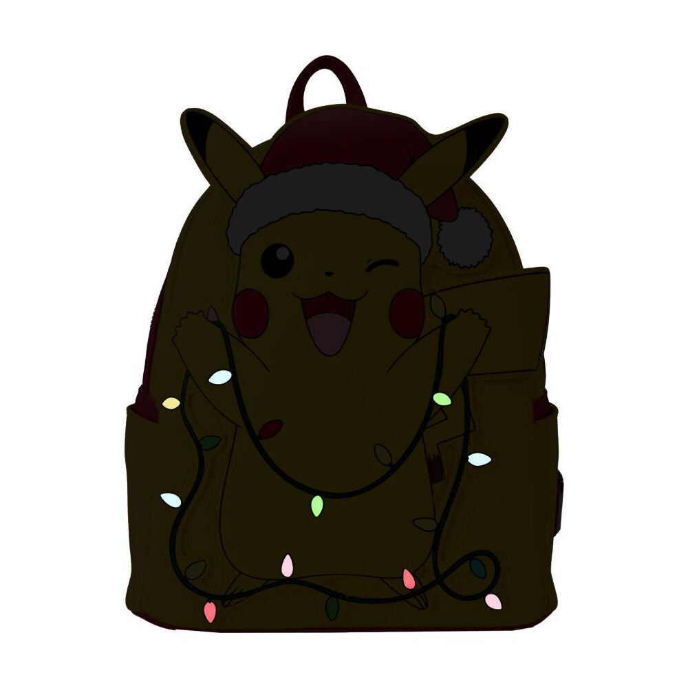 Pokemon Holiday Pikachu Mini Backpack 23x27cm - Yellow