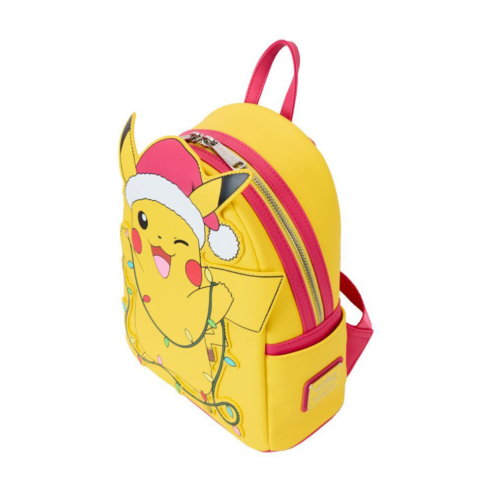 Pokemon Holiday Pikachu Mini Backpack 23x27cm - Yellow