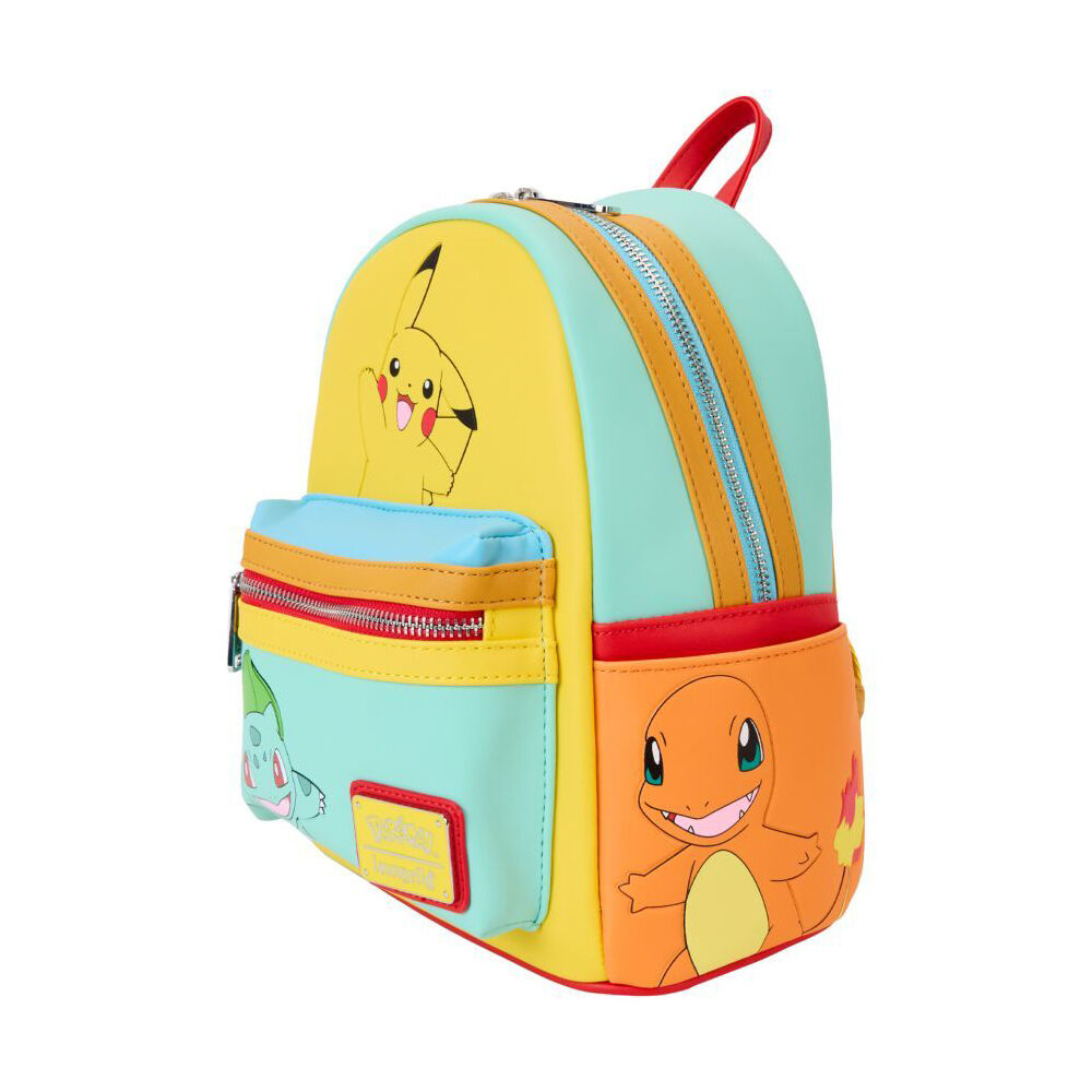 Pokemon Starters Mini Backpack Unisex Bag 23x27cm 8y+