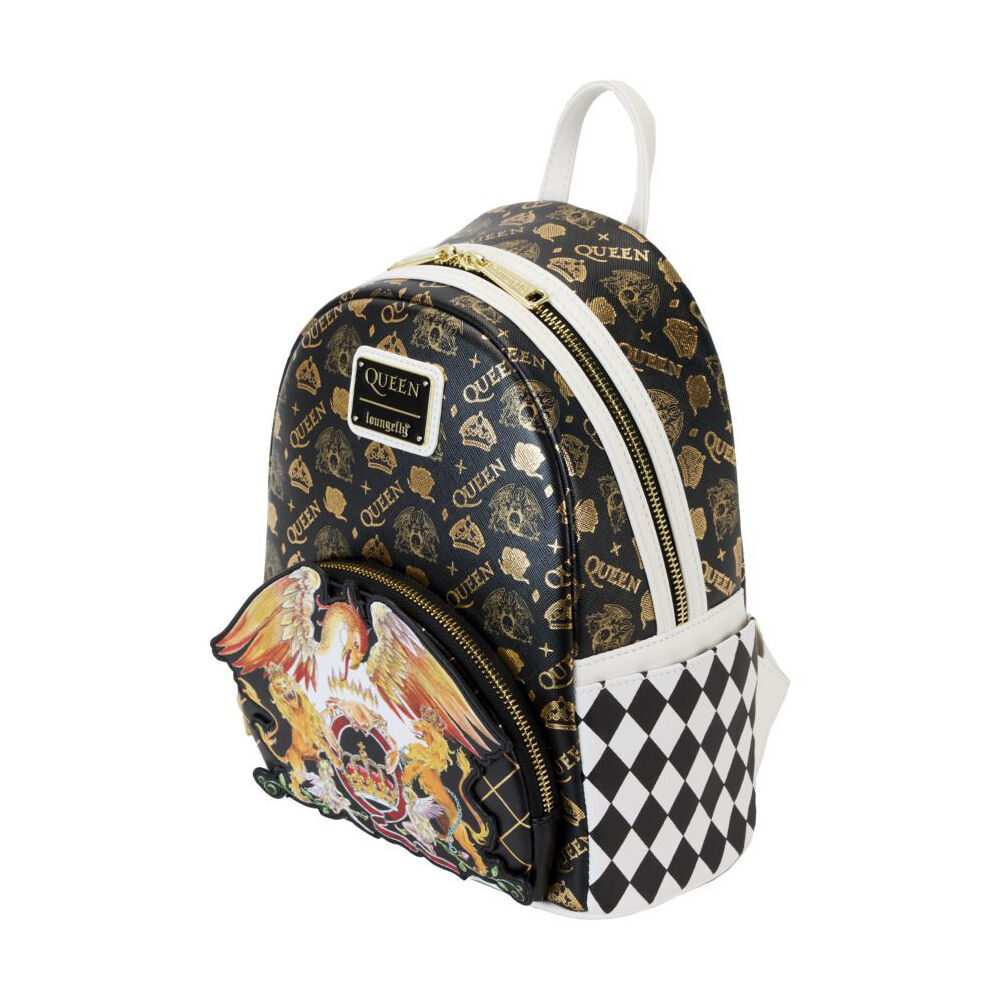 Queen Logo Crest Mini Backpack Unisex Bag 23x27cm 8y+
