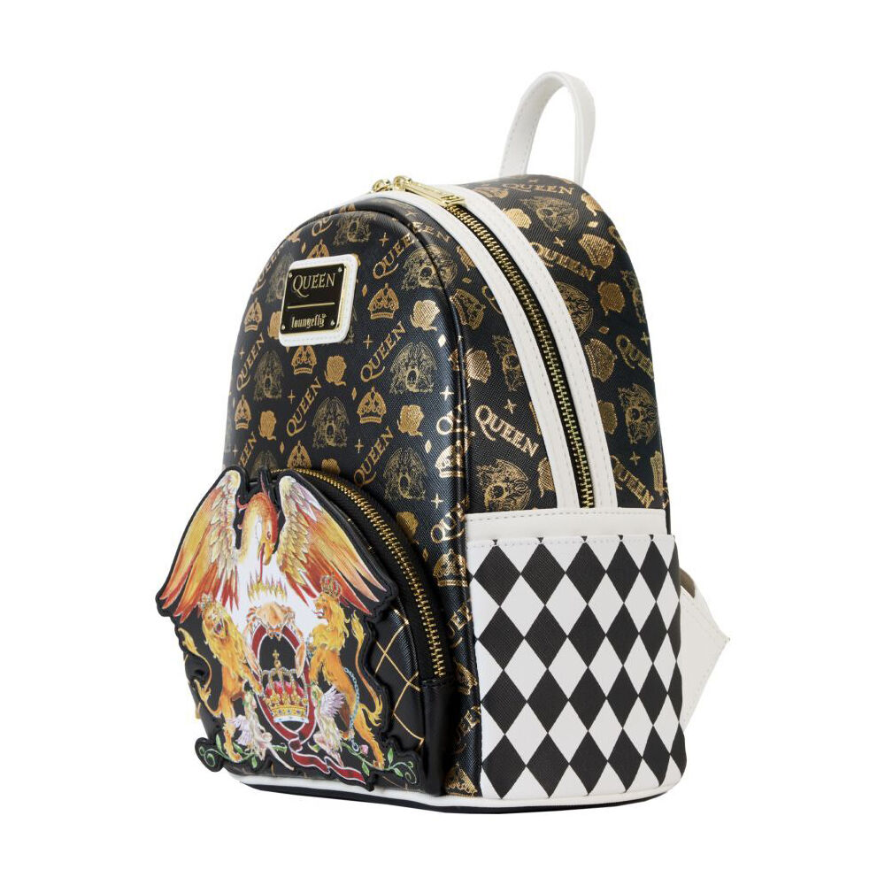 Queen Logo Crest Mini Backpack Unisex Bag 23x27cm 8y+
