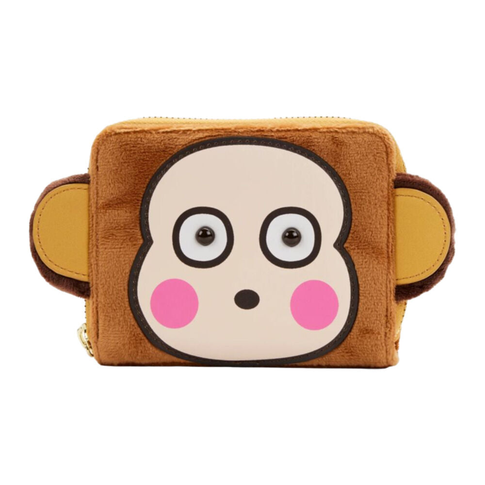 Sanrio Monkichi Costume Zip Around Wallet/Purse 6x4in