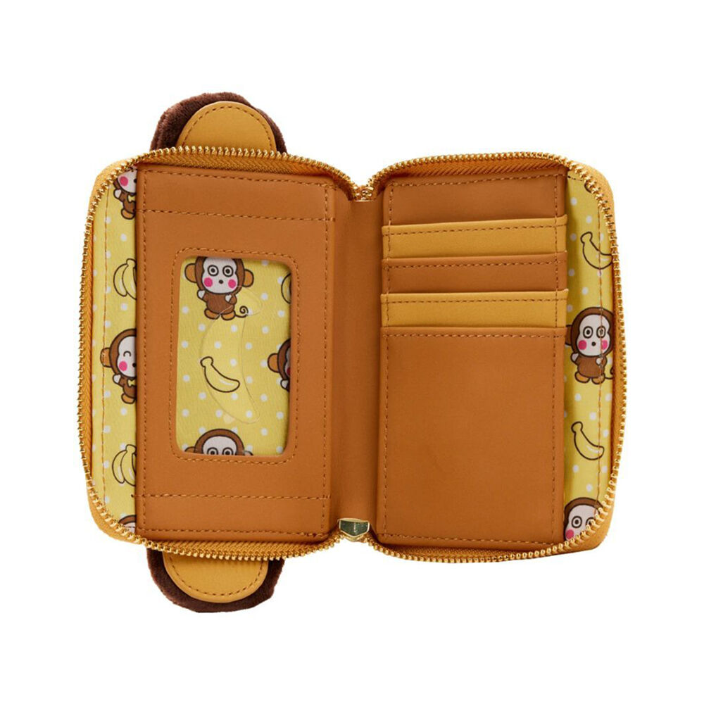 Sanrio Monkichi Costume Zip Around Wallet/Purse 6x4in