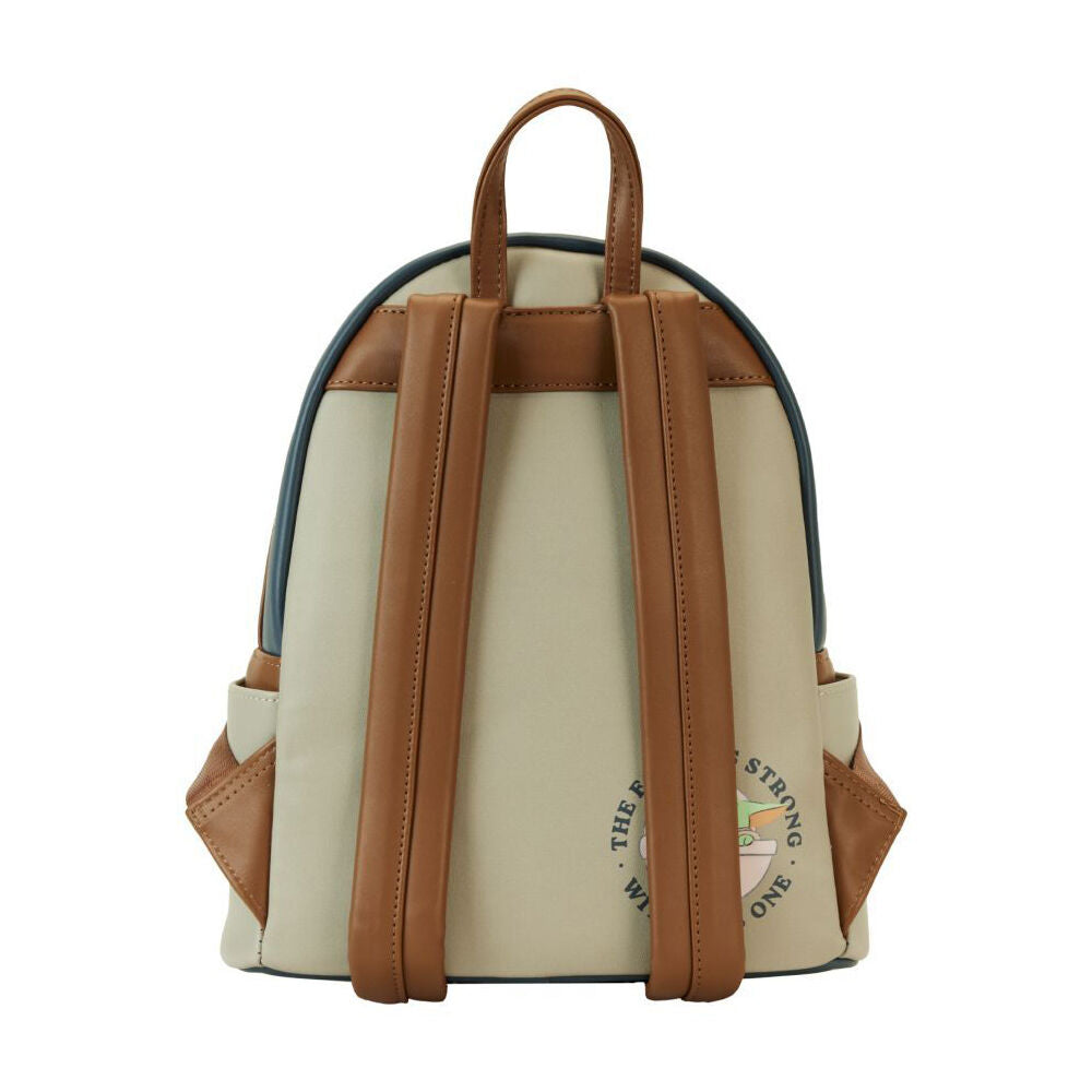 Star Wars The Mandalorian Ahsoka w/ Grogu Leather Mini Backpack 23x27cm