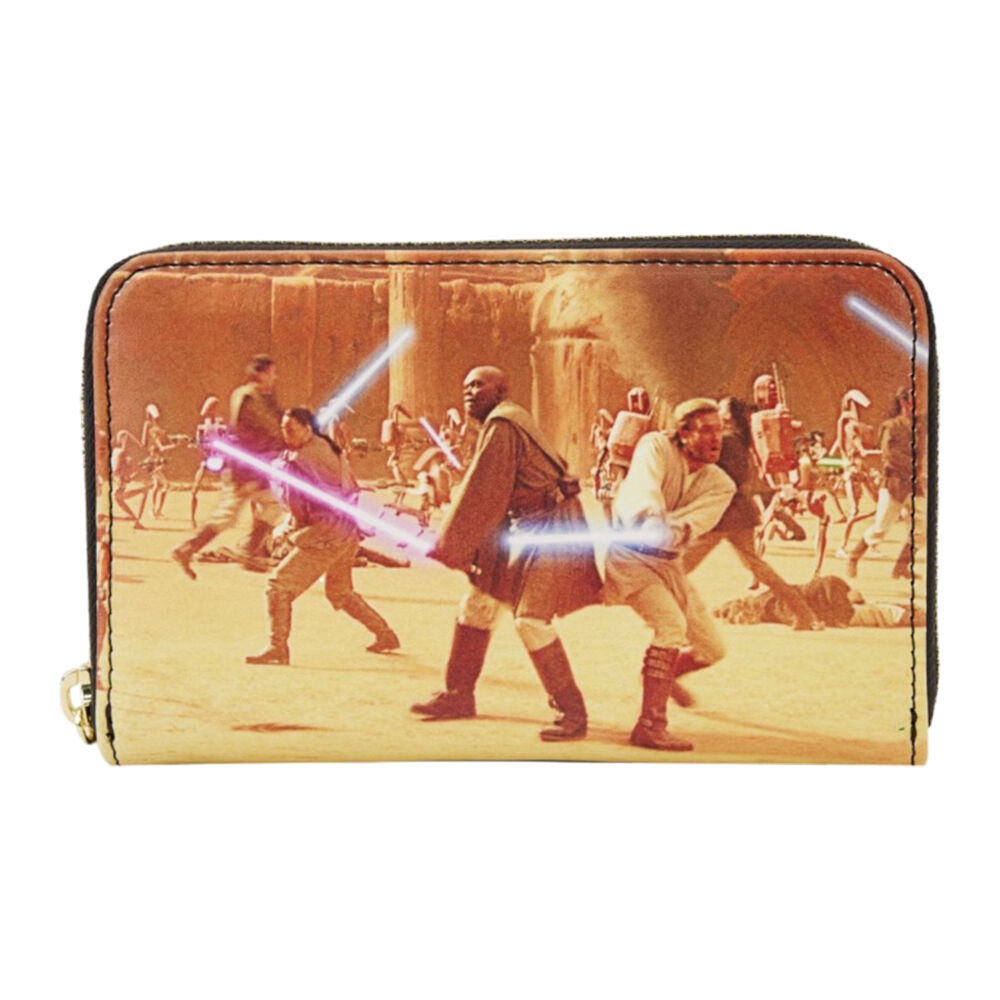 Star Wars Ep2 Attack of the Clones Zip Around Wallet 6x4in
