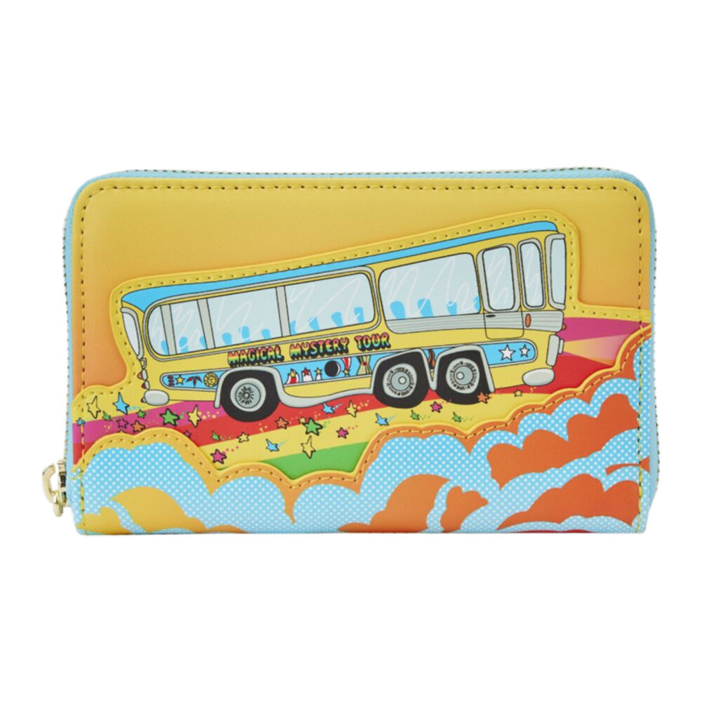 The Beatles Magical Mystery Tour Bus Zip Wallet 6x4in