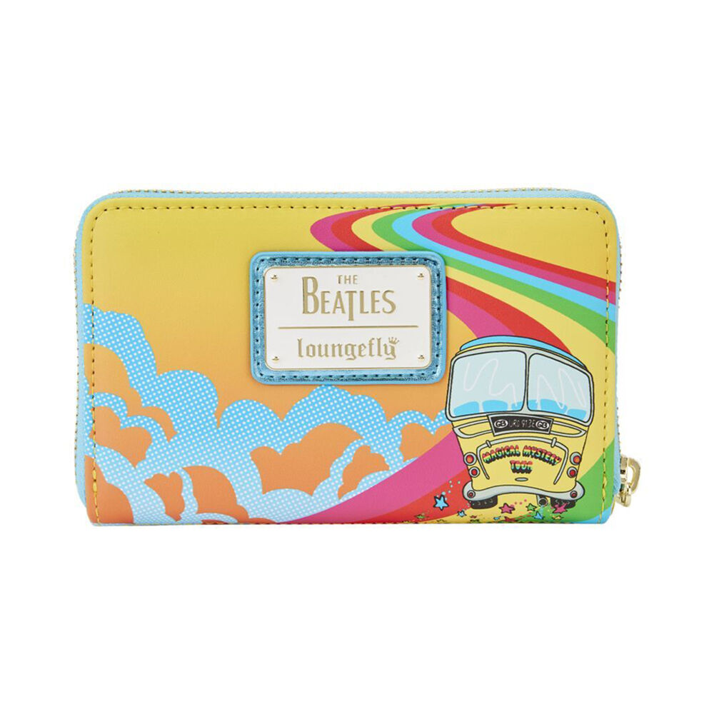 The Beatles Magical Mystery Tour Bus Zip Wallet 6x4in