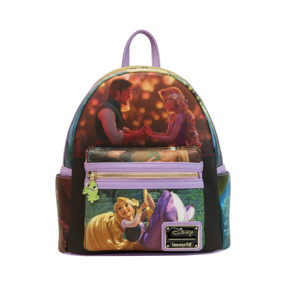 Tangled Princess Scenes Womens Mini Backpack 9x10.5in