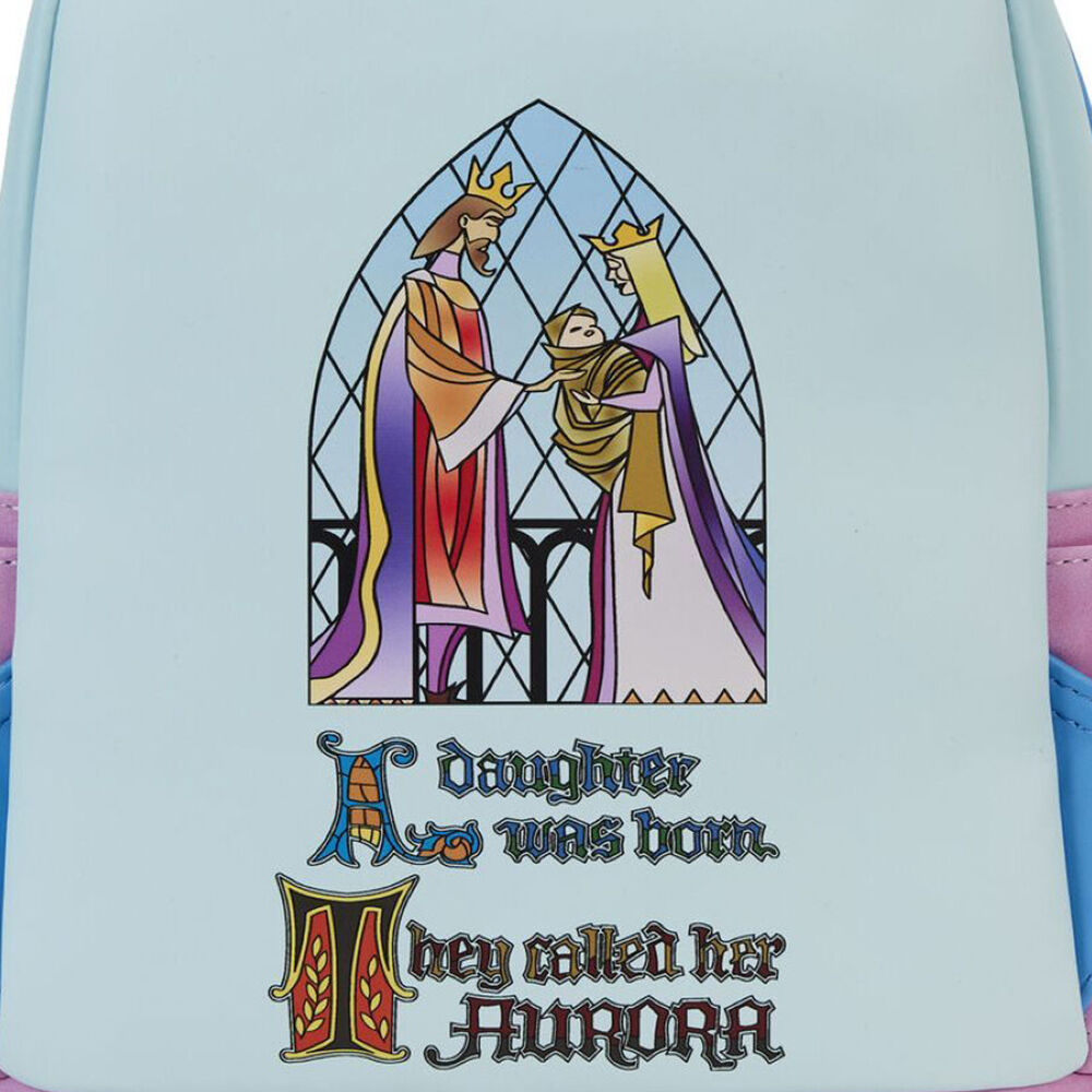 Sleeping Beauty Castle Three Good Fairies Mini Backpack
