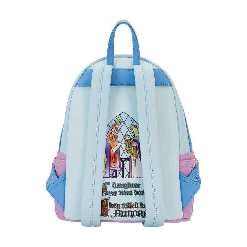 Sleeping Beauty Castle Three Good Fairies Mini Backpack