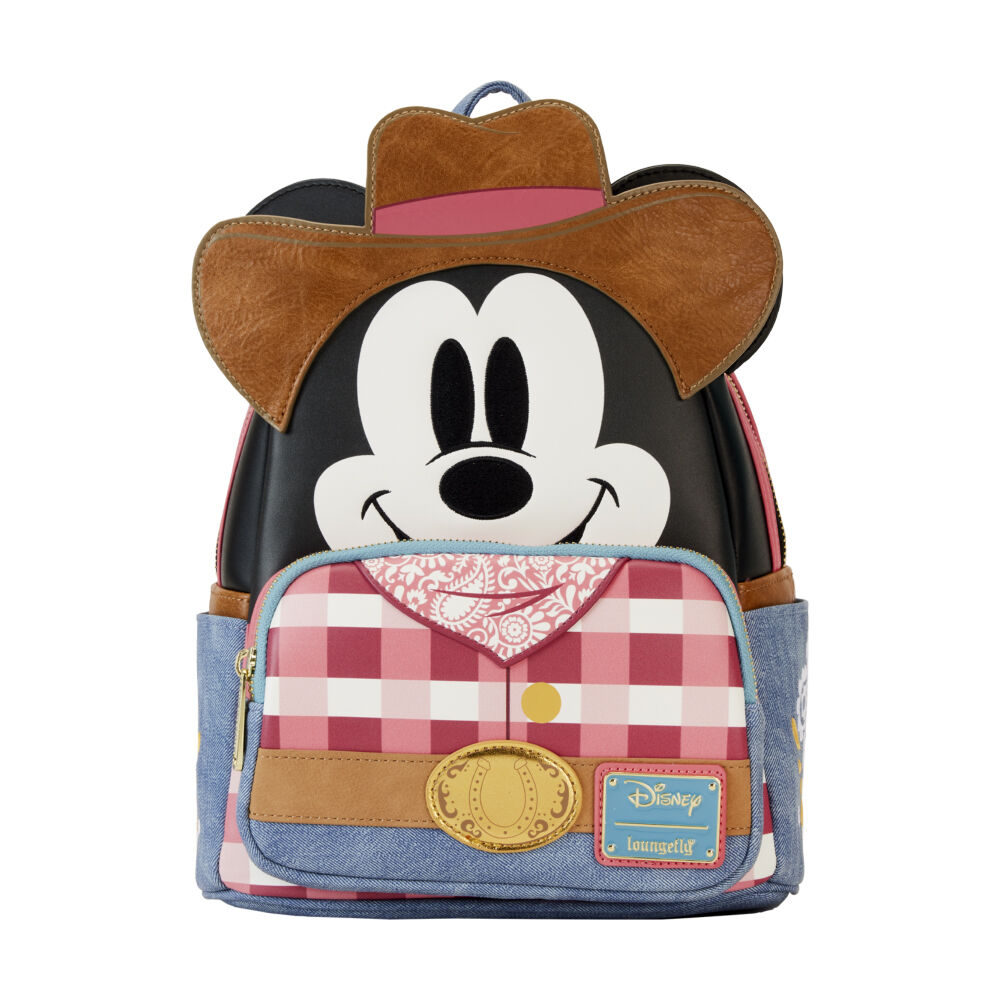Disney Western Mickey Cosplay Mini Backpack Unisex Bag